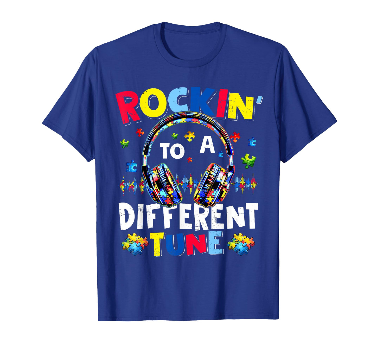 Rockin' To A Different Tune Autistic Autism Gamer Boys T-Shirt