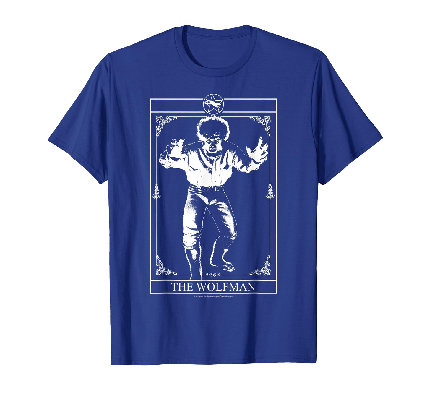 Universal Monsters The Wolfman Tarot Card T-Shirt