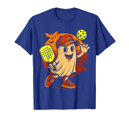 Pickleball Costume Adult Halloween, Kids Pickleball Ghost T-Shirt