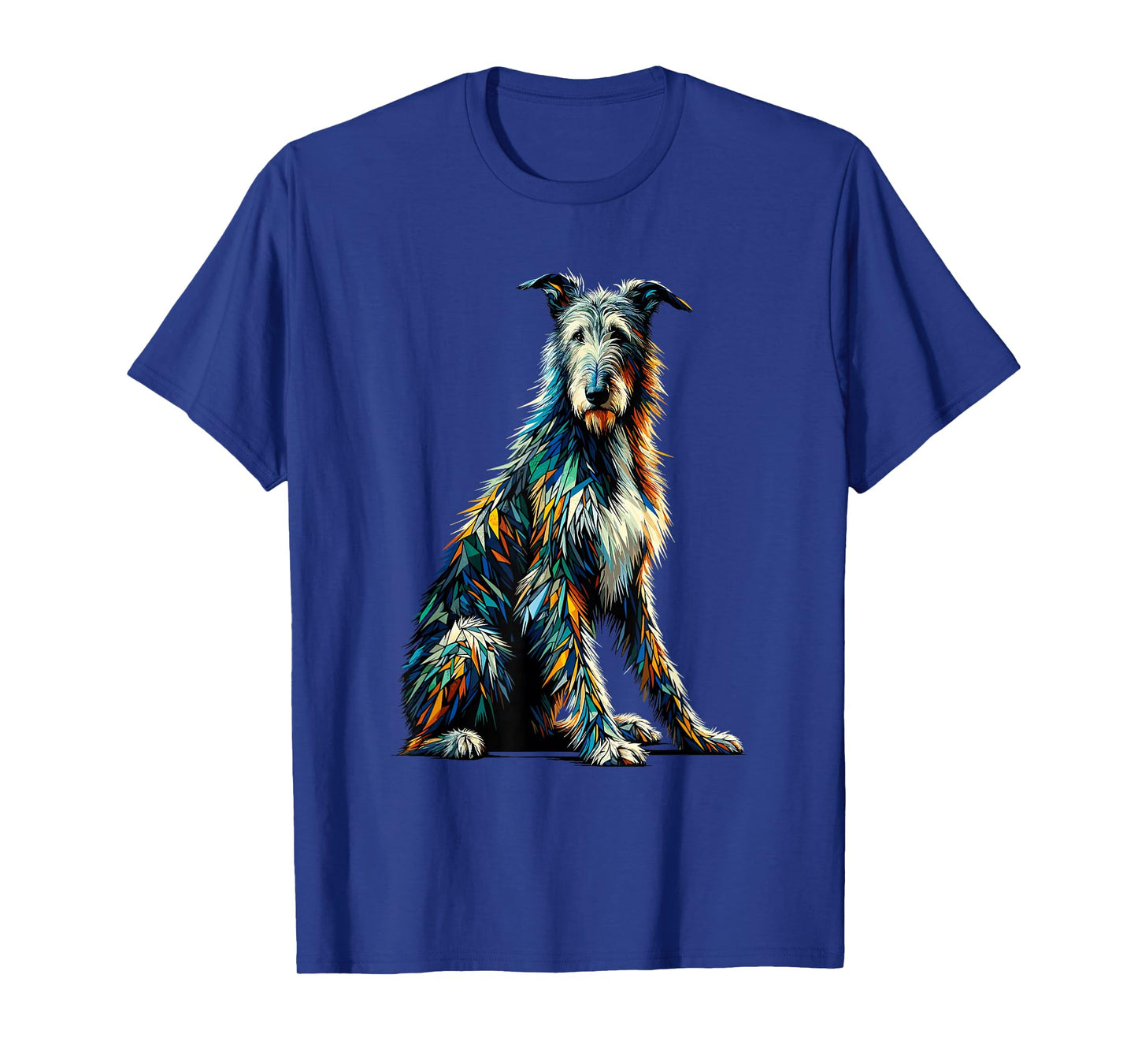 Polygon Art Irish Wolfhound T-Shirt