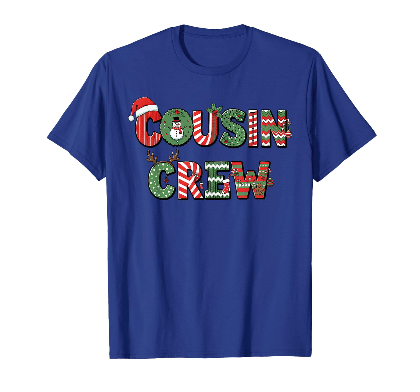 Cousin Crew Christmas Kids Holiday Matching Family Xmas T-Shirt