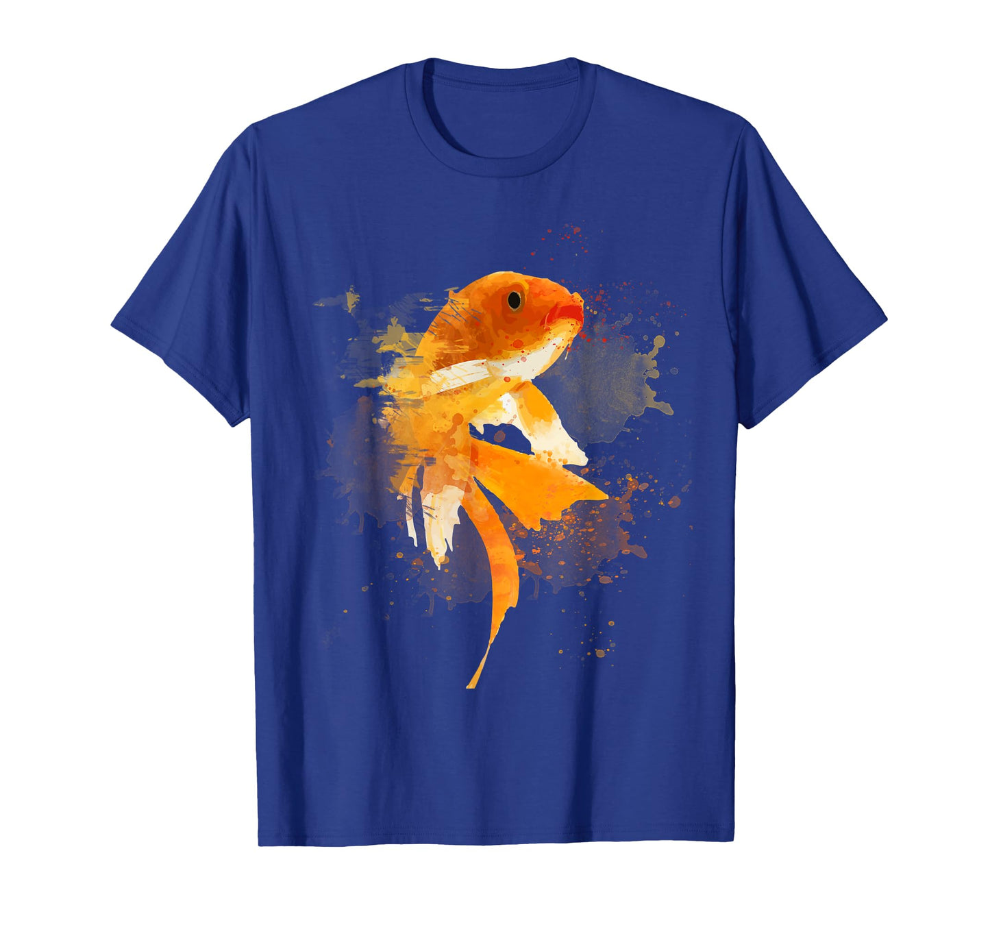 Watercolor Koi Fish Design Japanese Carp Art T-Shirt
