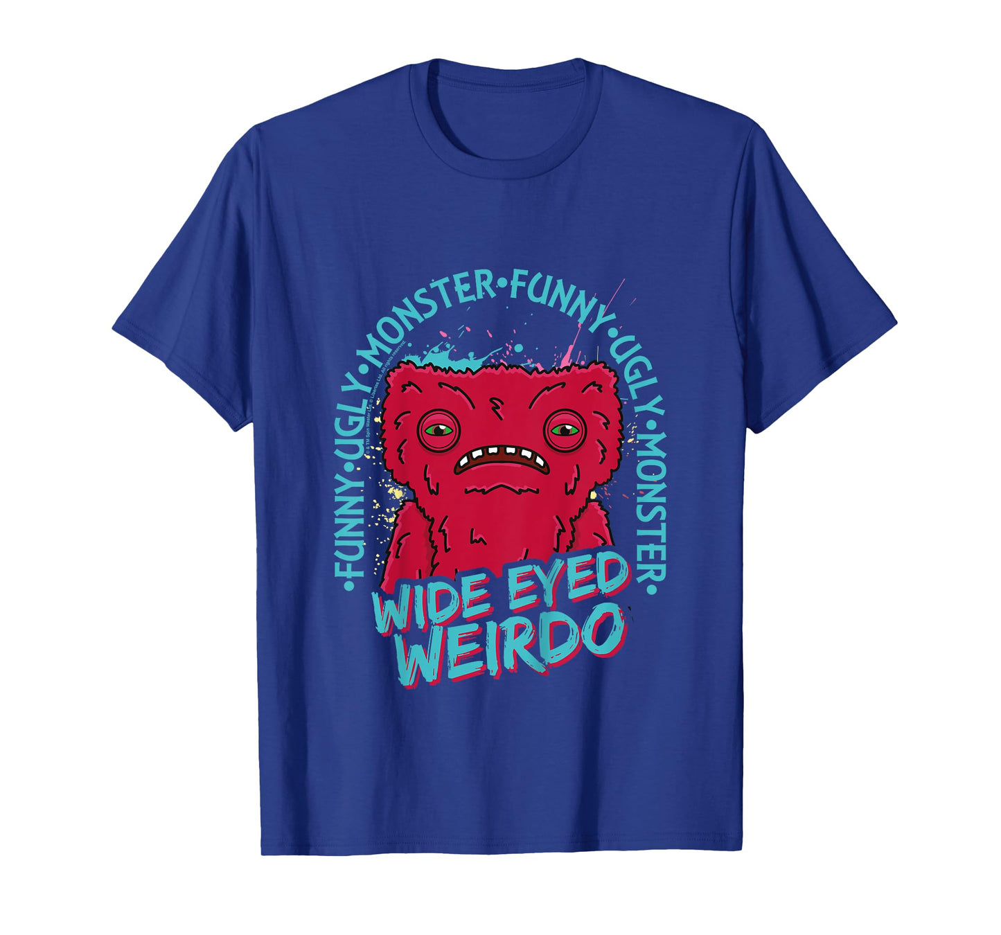 Kids Fuggler Wide Eyed Weirdo Originals Funny Ugly Monster Kids T-Shirt