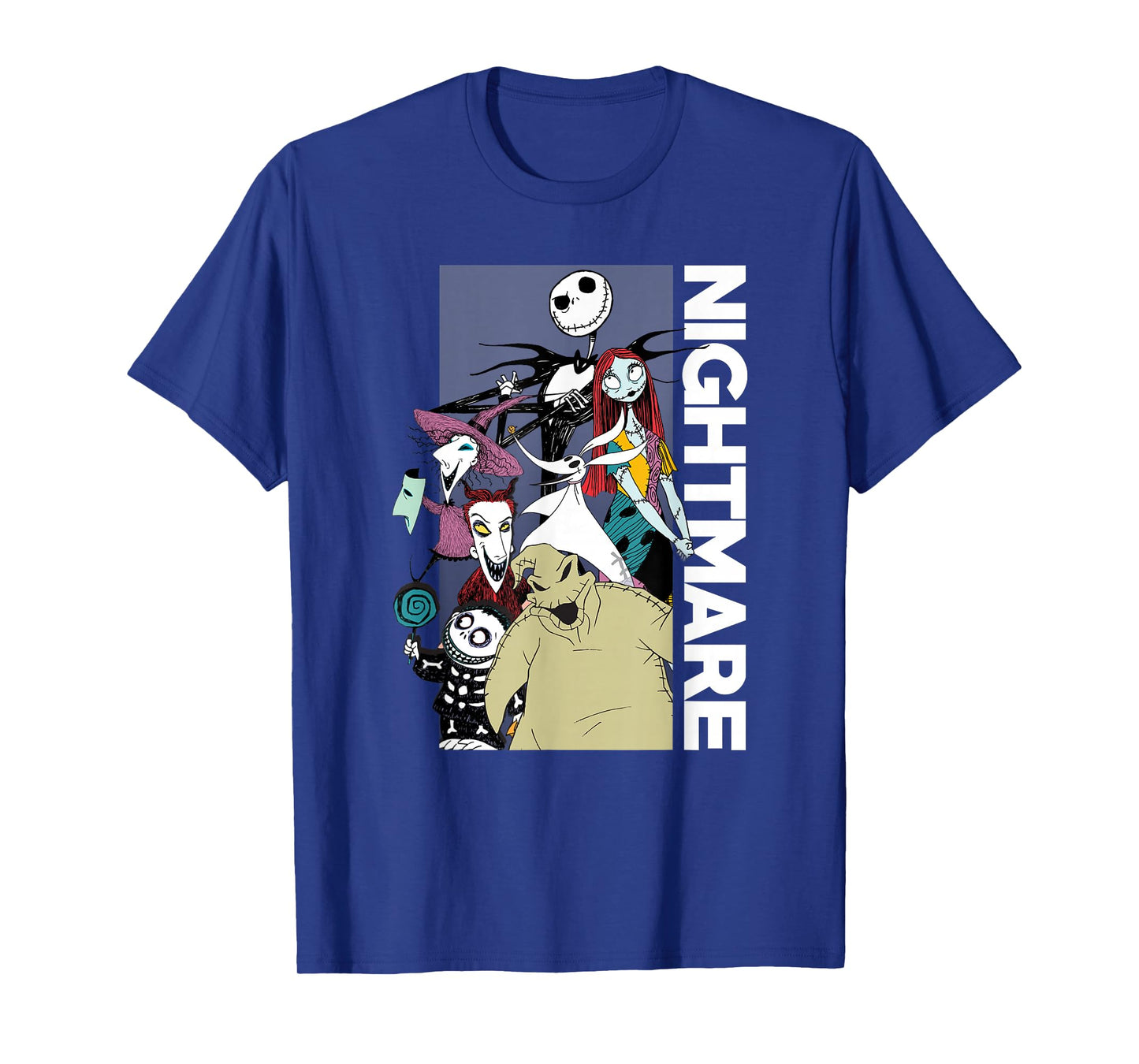 Disney The Nightmare Before Christmas Group Shot Poster T-Shirt