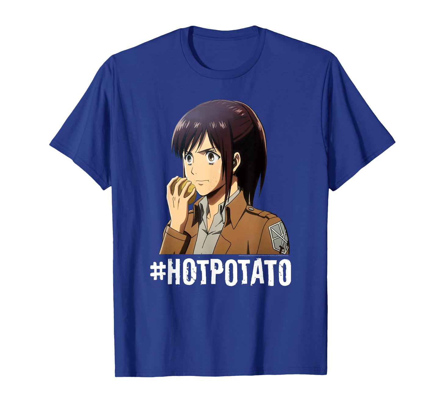 Attack on Titan #Hotpotato Potato Girl AOT Anime T-Shirt