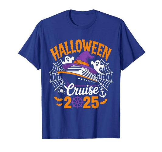 Retro Halloween Cruise 2025 Matching Family Halloween Trip T-Shirt