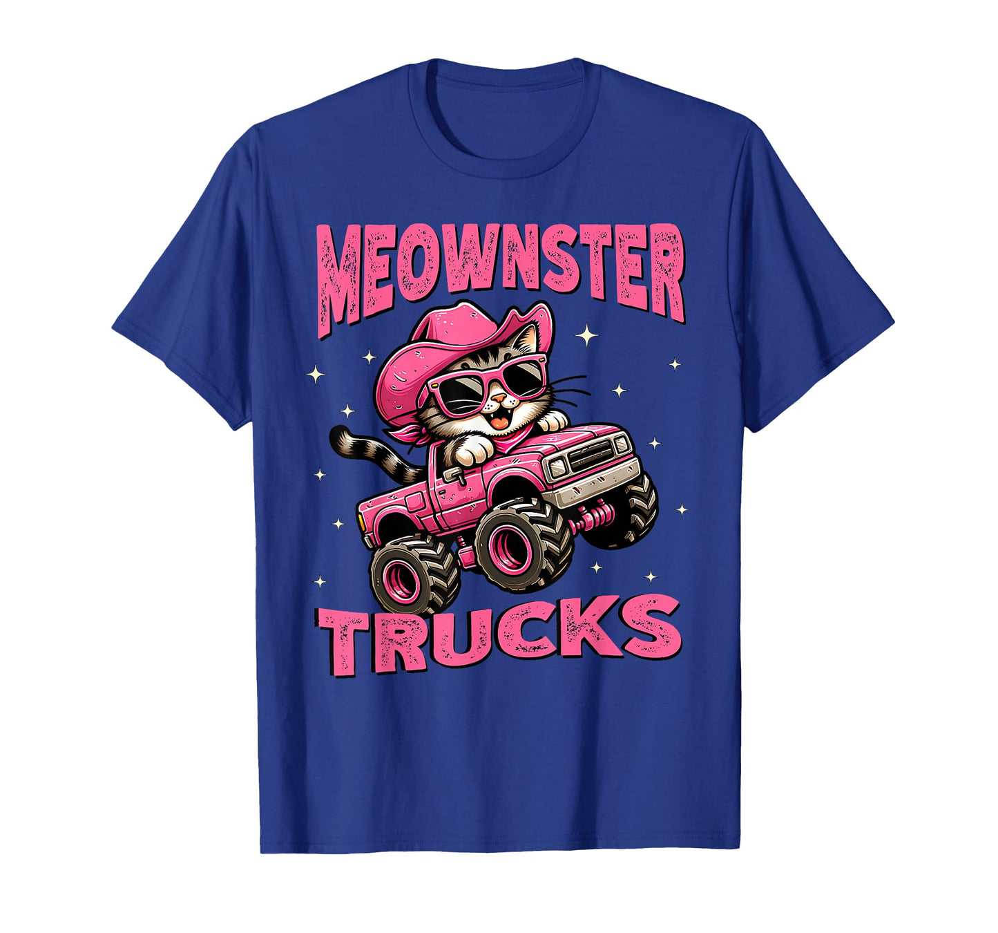 Funny Monster Truck Cat For Girls Women Monster Truck Party T-Shirt