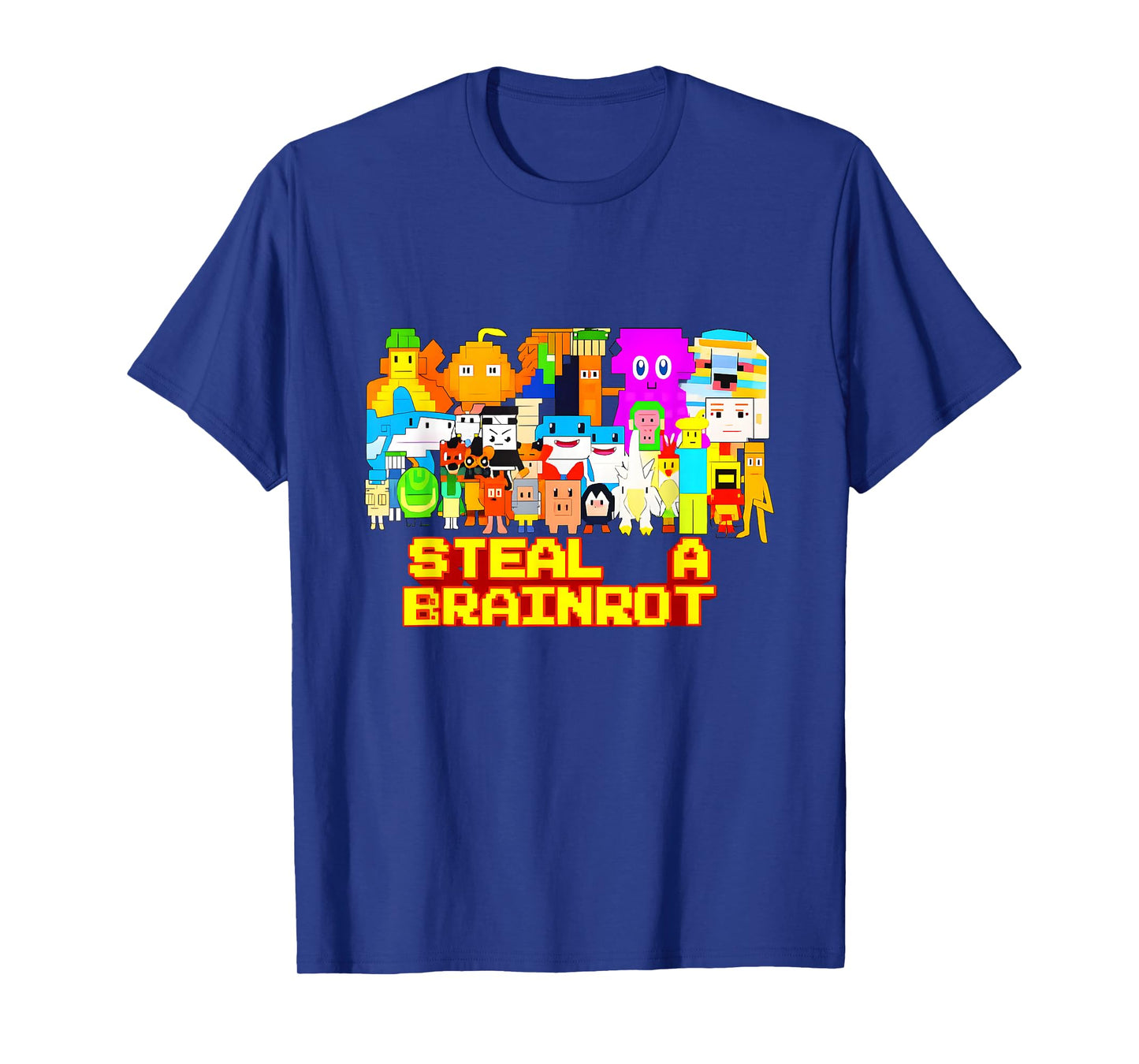 Steal a Brainrot Meme Video Game Kids Gamers T-Shirt