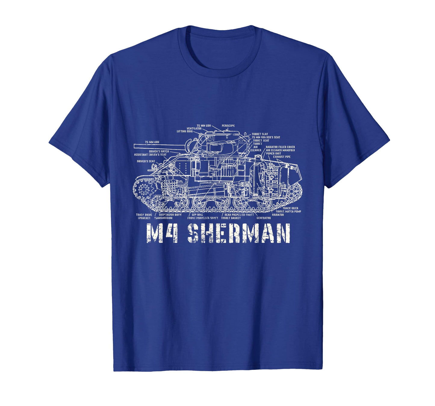 M4 Sherman WWII Army Tank Military T-Shirt