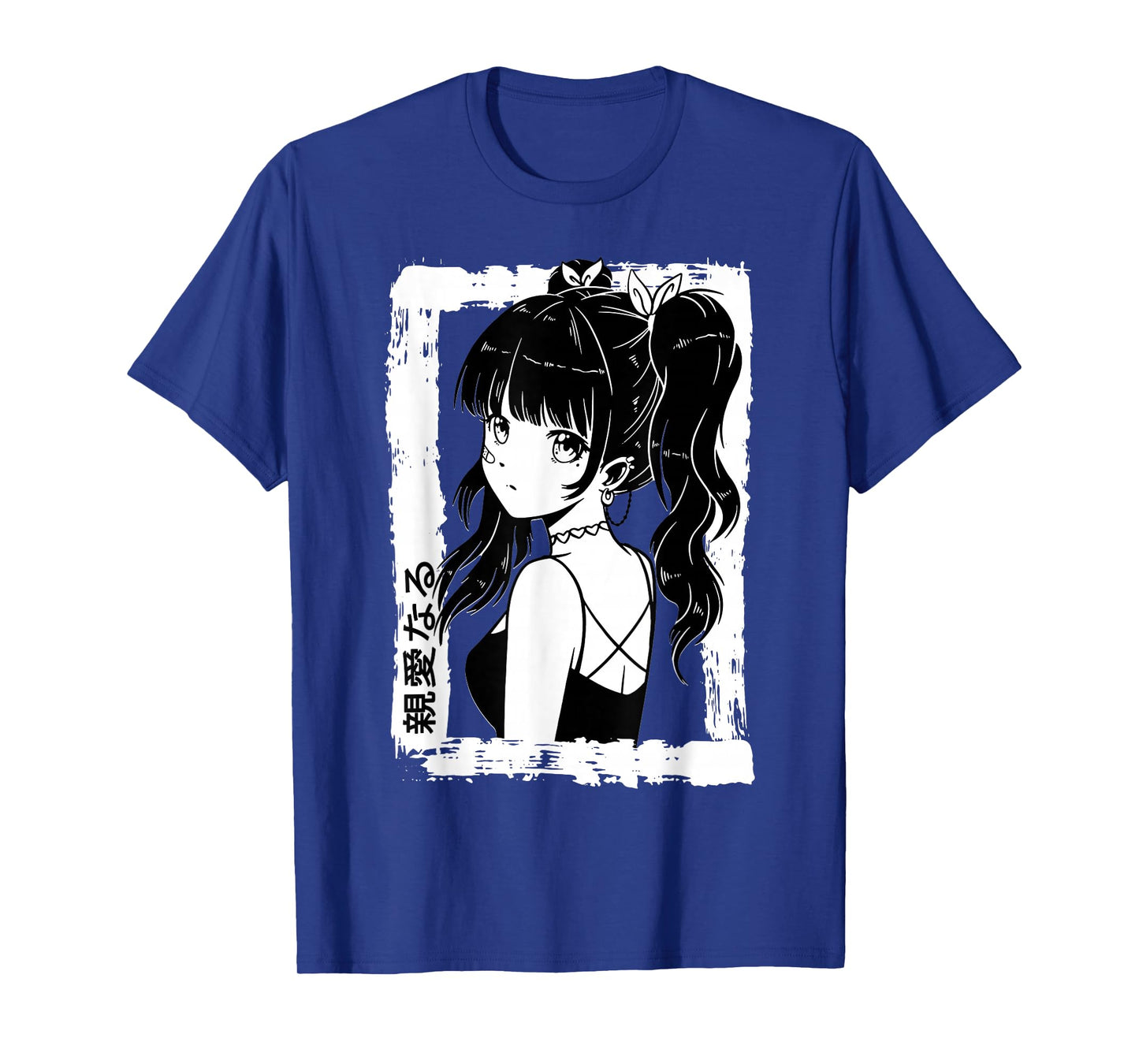 Anime Goth Girl Otaku Japanese Aesthetic Vaporwave Anime T-Shirt