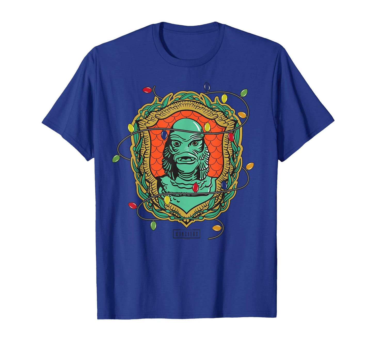 Universal Monsters Creature From The Black Lagoon Christmas T-Shirt