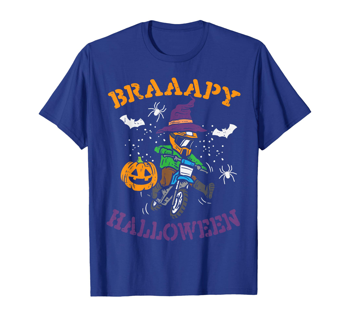 Motocross Braaapy Halloween Costume Dirt Bike Boys Kids T-Shirt