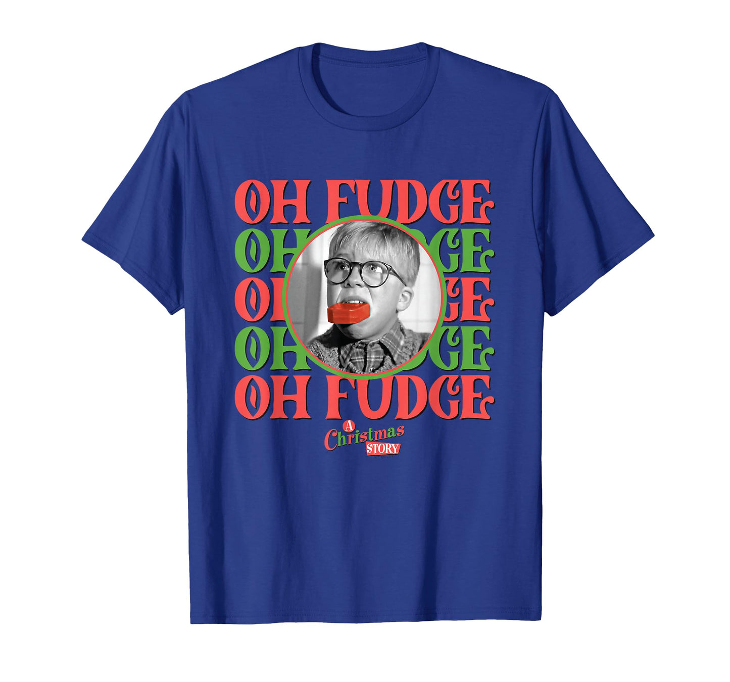A Christmas Story - Oh Fudge Stacked T-Shirt