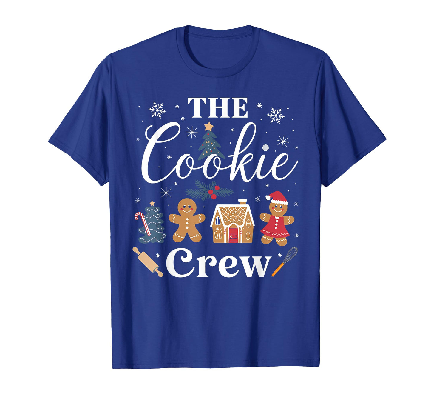 The Cookie Crew Christmas Baking Cookie Lover Kids Women T-Shirt