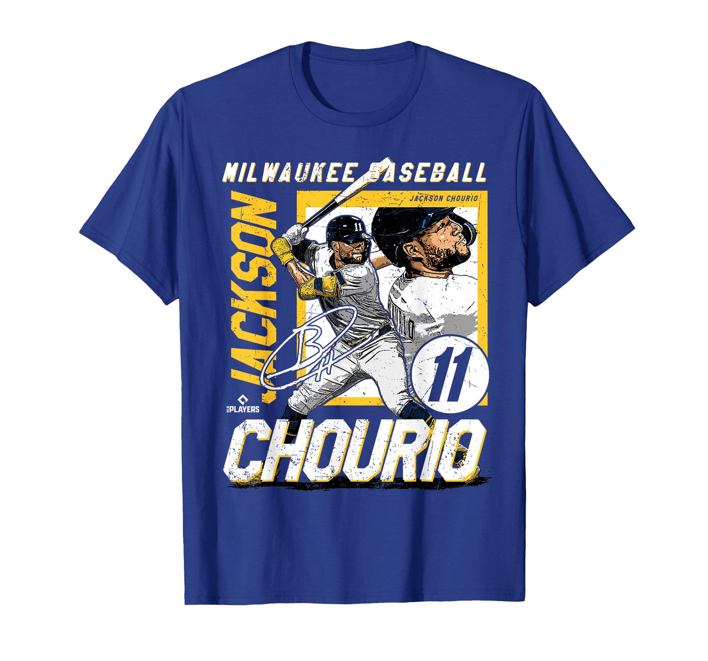 Jackson Chourio | Milwaukee MLB Baseball Player | MLBJCH203M T-Shirt
