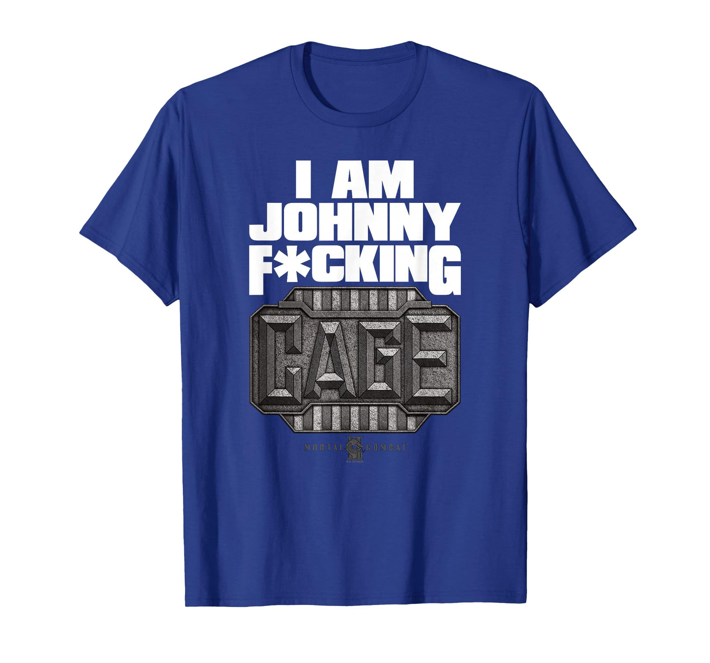 Mortal Kombat 2 I Am Johnny F-ing Cage Bold Text Logo T-Shirt