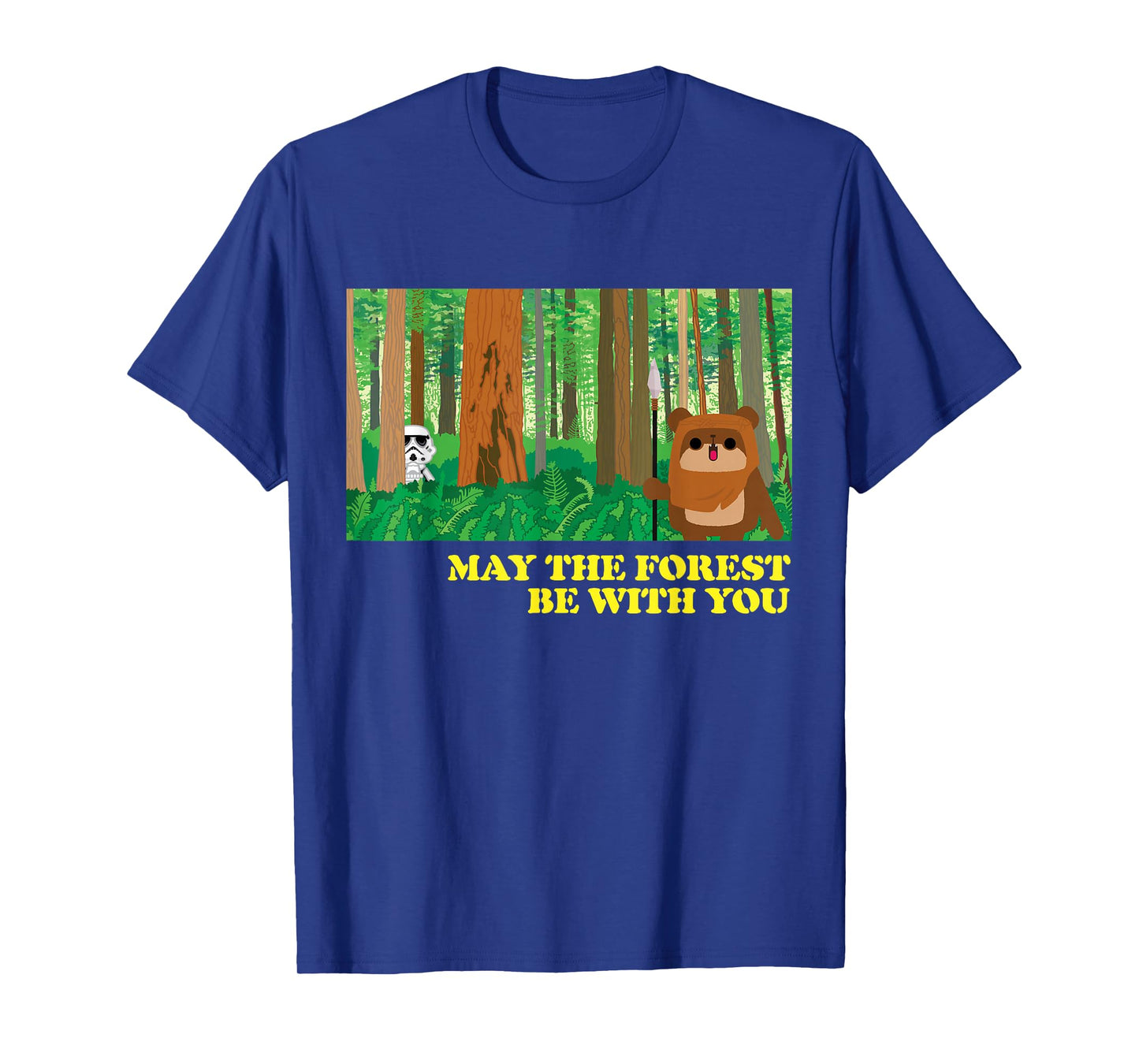 Star Wars Ewok May the Forest Be With You T-Shirt