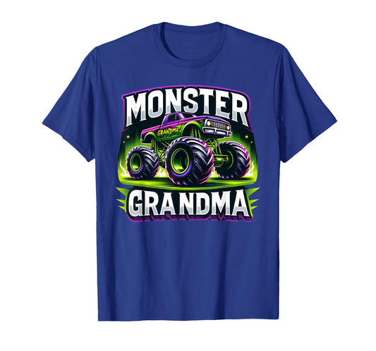 Monster Truck Race Racer Driver Grandma Mother's Day T-Shirt