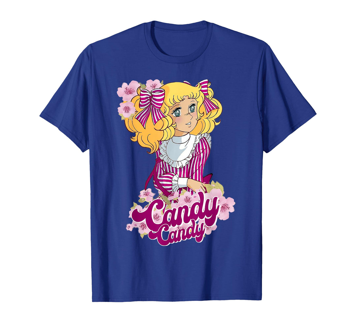 Candy Candy Pink Cartoon Japanese 80s Vintage Anime Manga T-Shirt