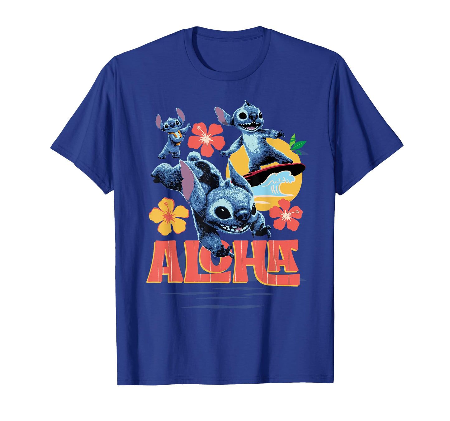 Disney Lilo & Stitch Live-Action Movie Tropical Aloha Stitch T-Shirt