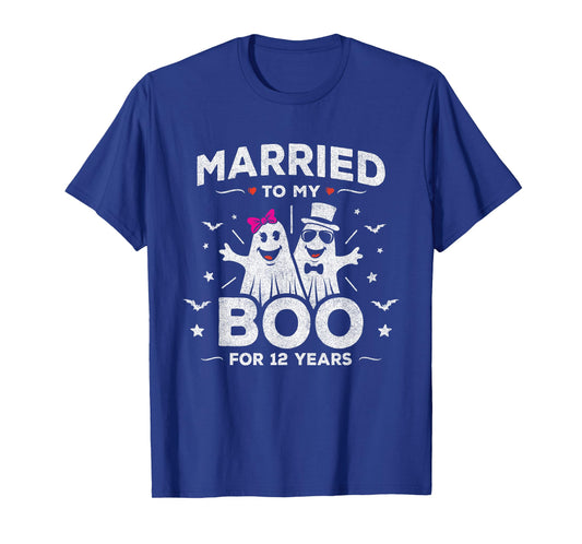 12th Wedding Anniversary October Wedding - 12th Anniversary T-Shirt