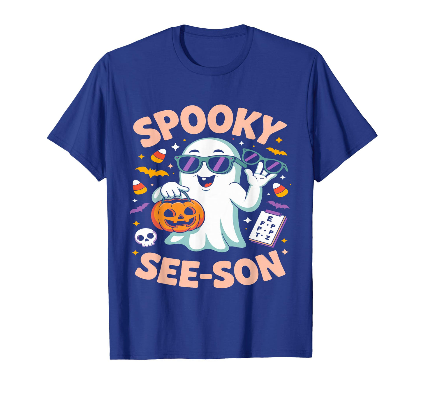 Spooky See Son Optometry Funny Ghost Halloween Costume T-Shirt