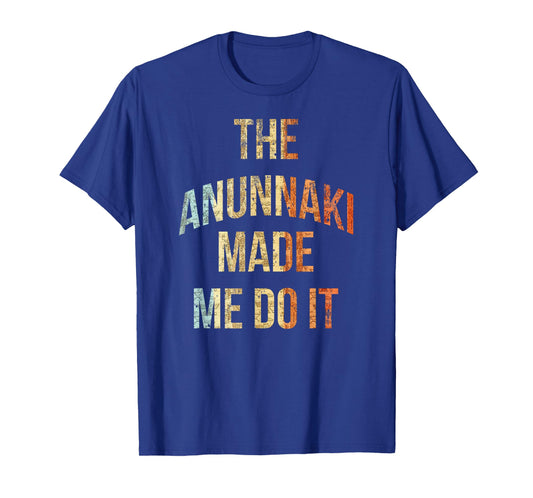 Anunnaki Vintage Colors & Sumerian Hieroglyphs Funny T-Shirt T-Shirt