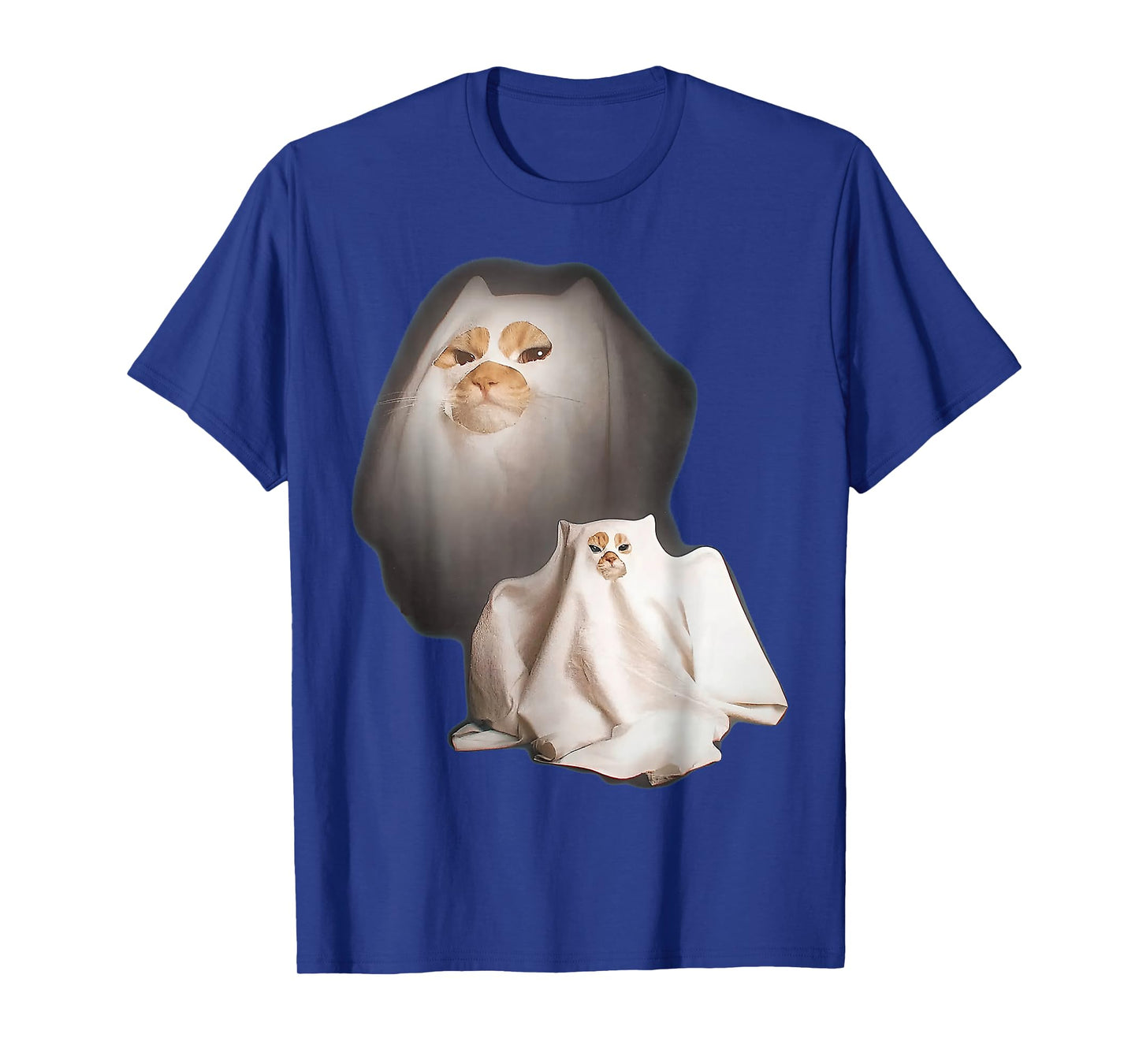 Ghost Cat Meme Halloween T-Shirt