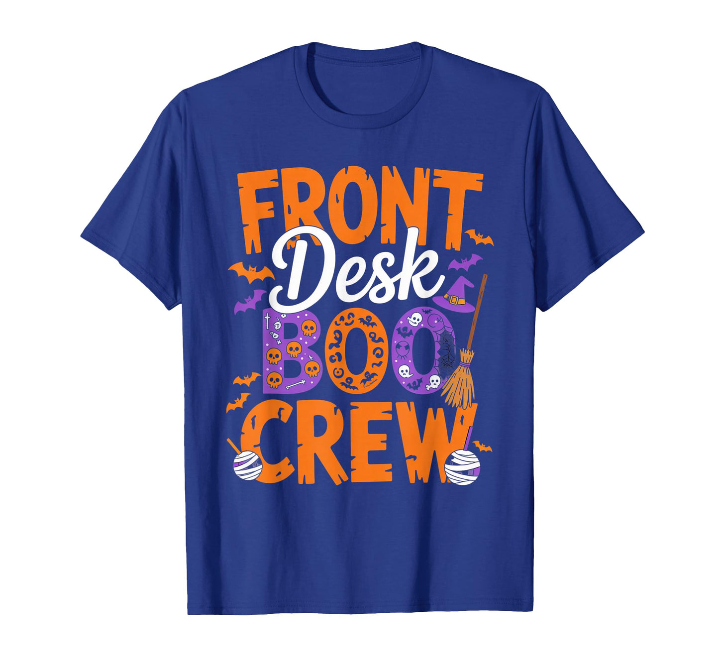 Front Desk Boo Crew Halloween Matching Spooky Outfit T-Shirt