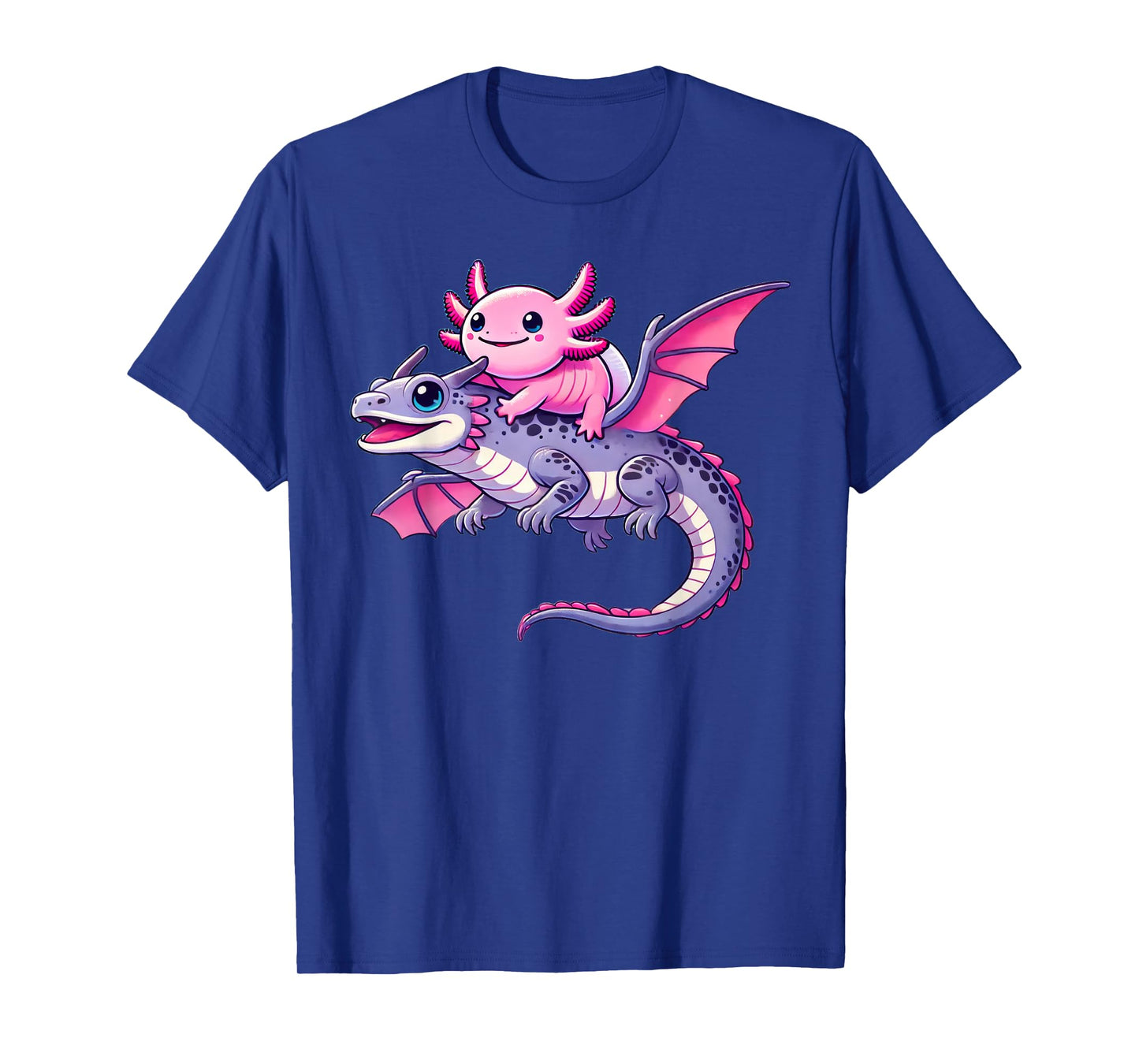 Anime Kawaii Axolotl Dragon T-Shirt