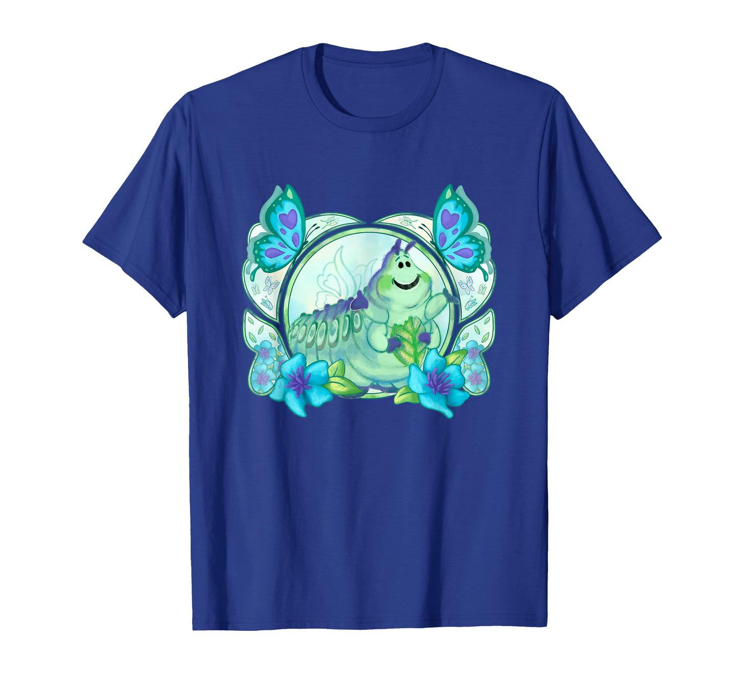 Disney Pixar A Bug's Life Heimlich Watercolor Nouveau Logo T-Shirt