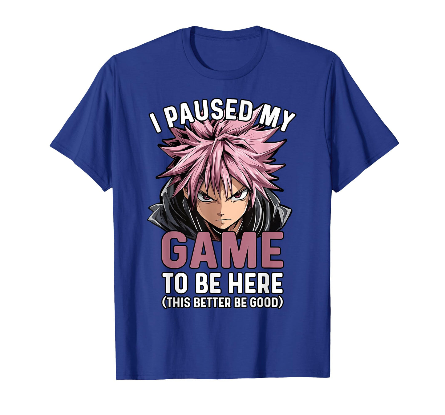 Video Gamer I Paused My Game Funny Teen Boys Anime Manga T-Shirt