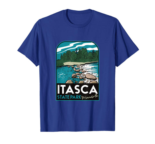 Itasca State Park MN Badge T-Shirt