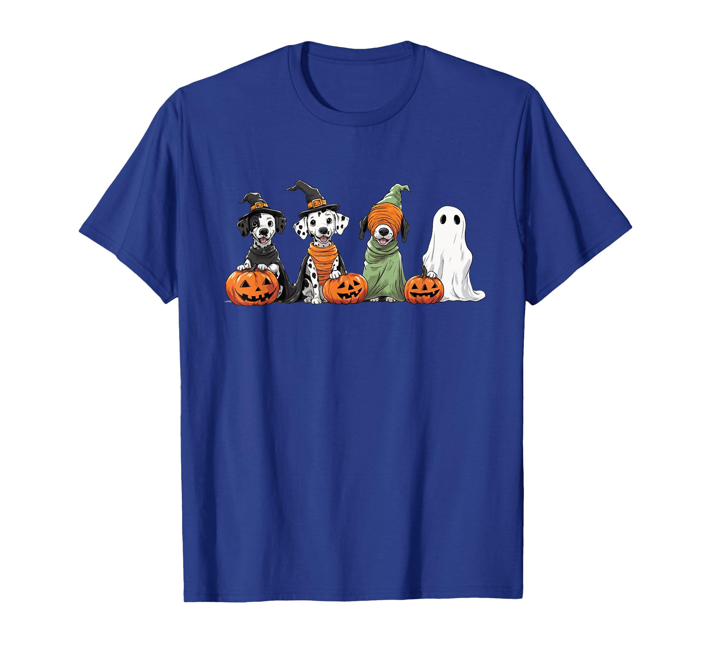 Cute Fall Dalmatian Dog Owner Halloween T-Shirt