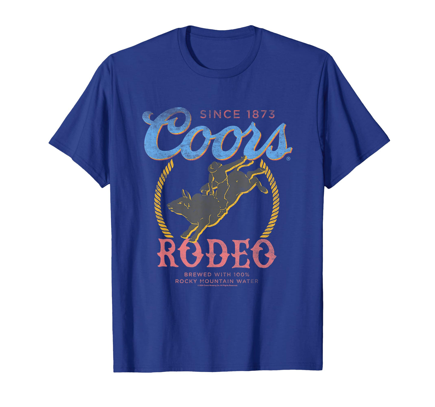 Coors Rodeo Since 1873 100% Rocky Mountain Water Vintage T-Shirt