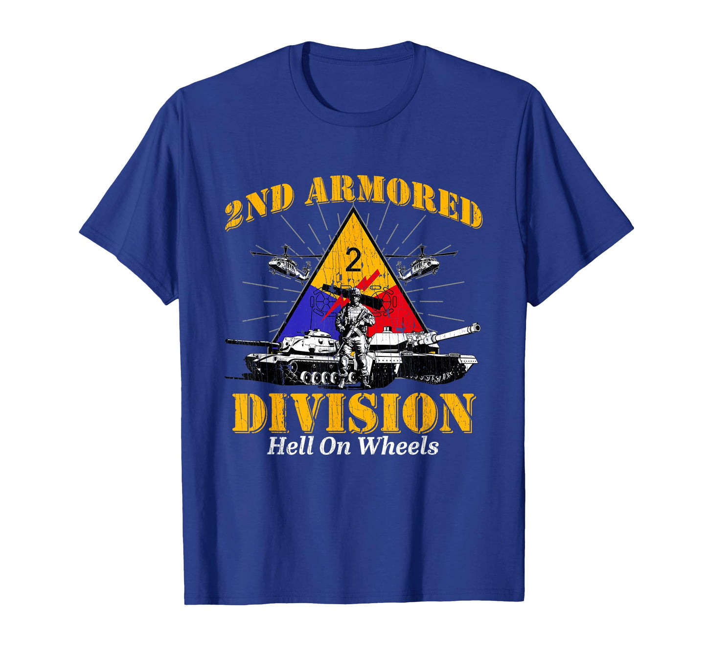 2nd Armored Division Veteran Fort Hood Texas 2nd Armored Div T-Shirt