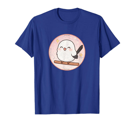 Super Cute Shima Enaga “Japanese Snow Fairy Bird” Design T-Shirt