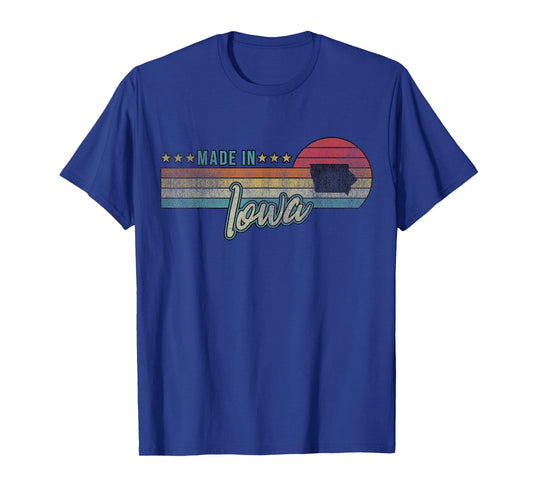 Iowa State Vintage Proud Women Mens Gift T-Shirt
