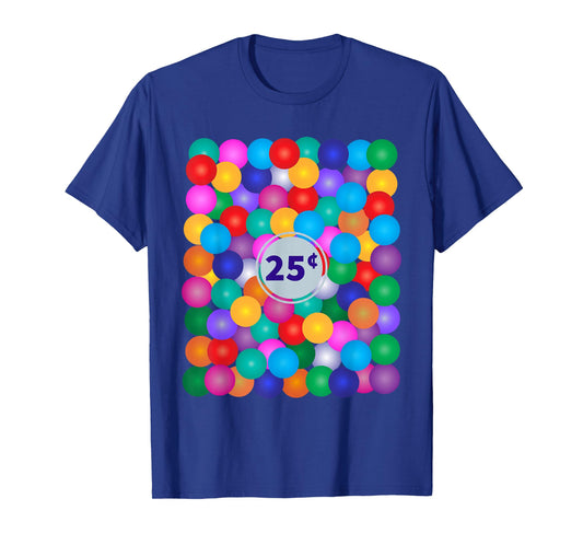 Gumball Machine Costume Candy 25cRainbow Gum Balls Halloween T-Shirt