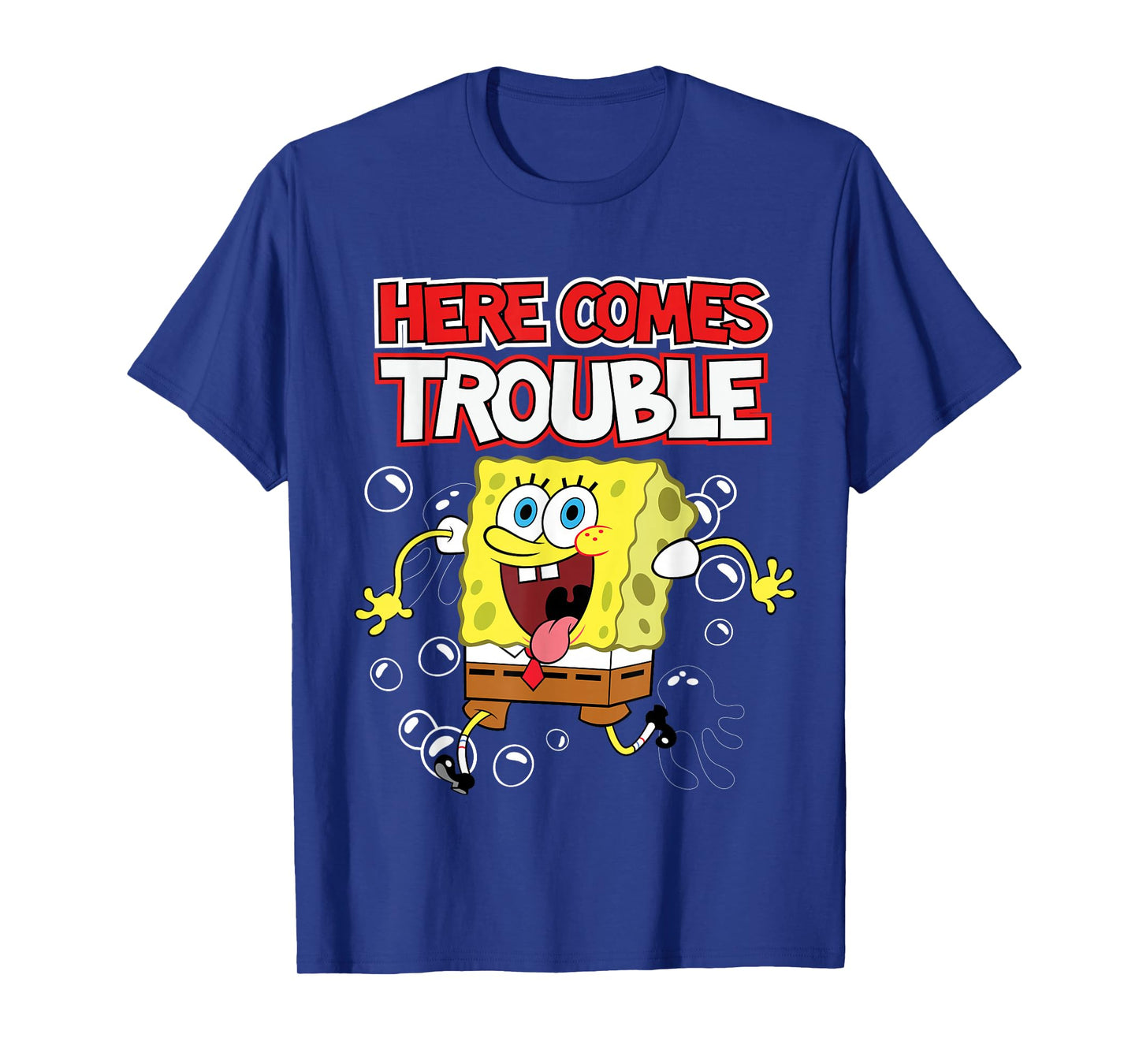 SpongeBob SquarePants Here Comes Trouble T-Shirt