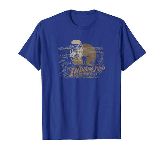 Indiana Jones Raiders of The Lost Ark Vintage Distressed T-Shirt