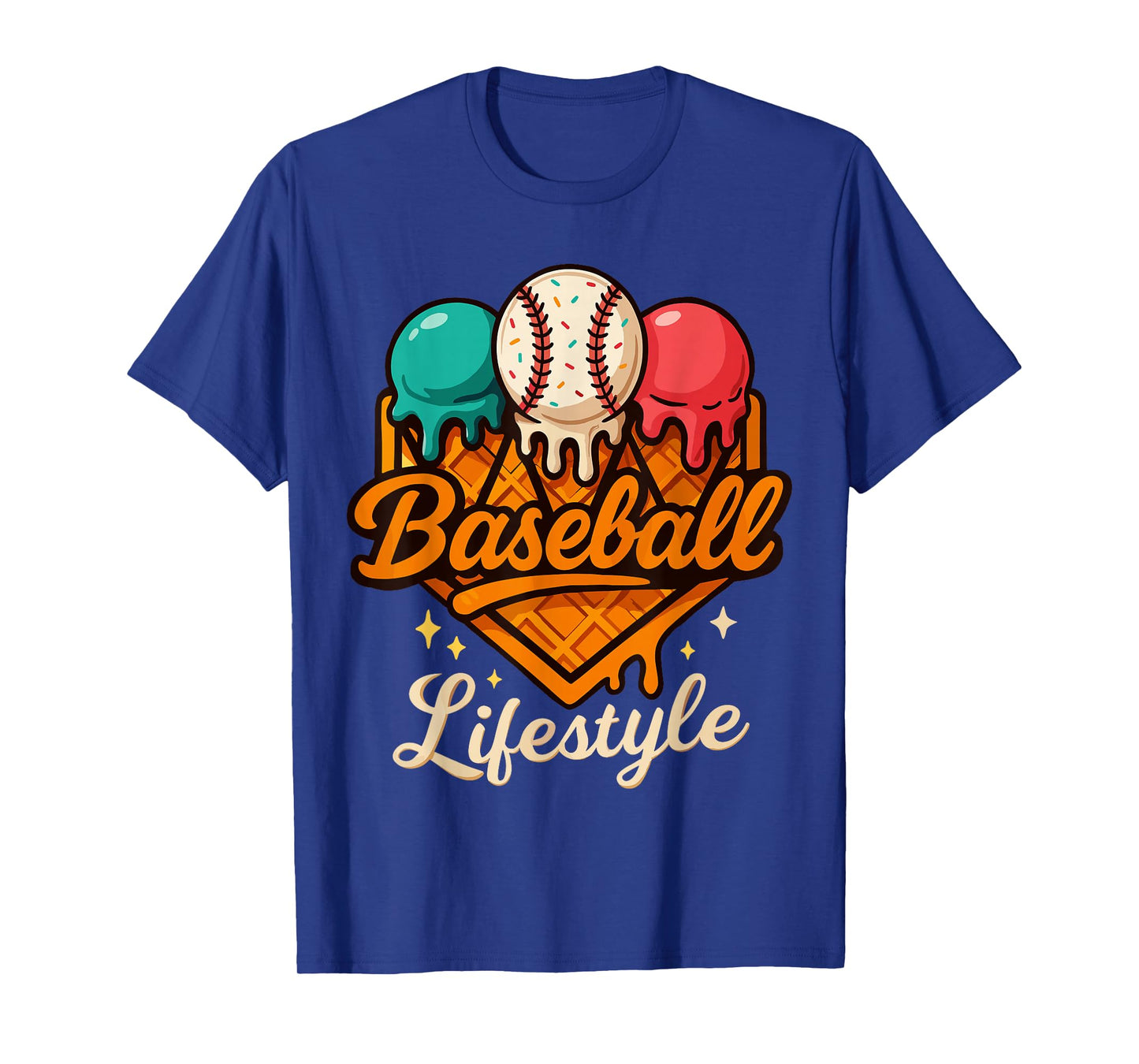 Baseball Drip Outfit Boys, Ice Cream Drip Baseball Lifestyle T-Shirt