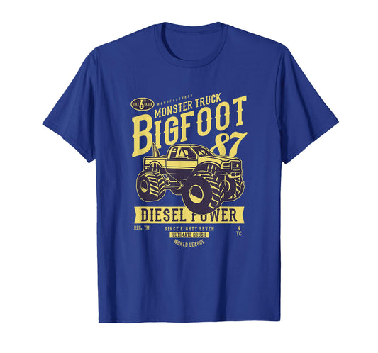 Big Foot Monster Truck Diesel Power T-Shirt T-Shirt