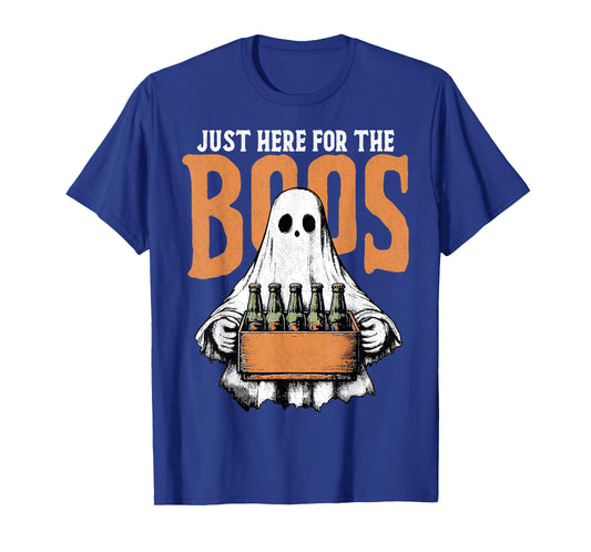 I'm Just Here for the Boos Cute Ghoul Funny Halloween Ghost T-Shirt