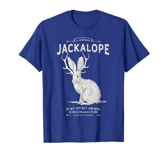 Vintage Jackalope, Spirit Animal, Mythical Critter T-Shirt
