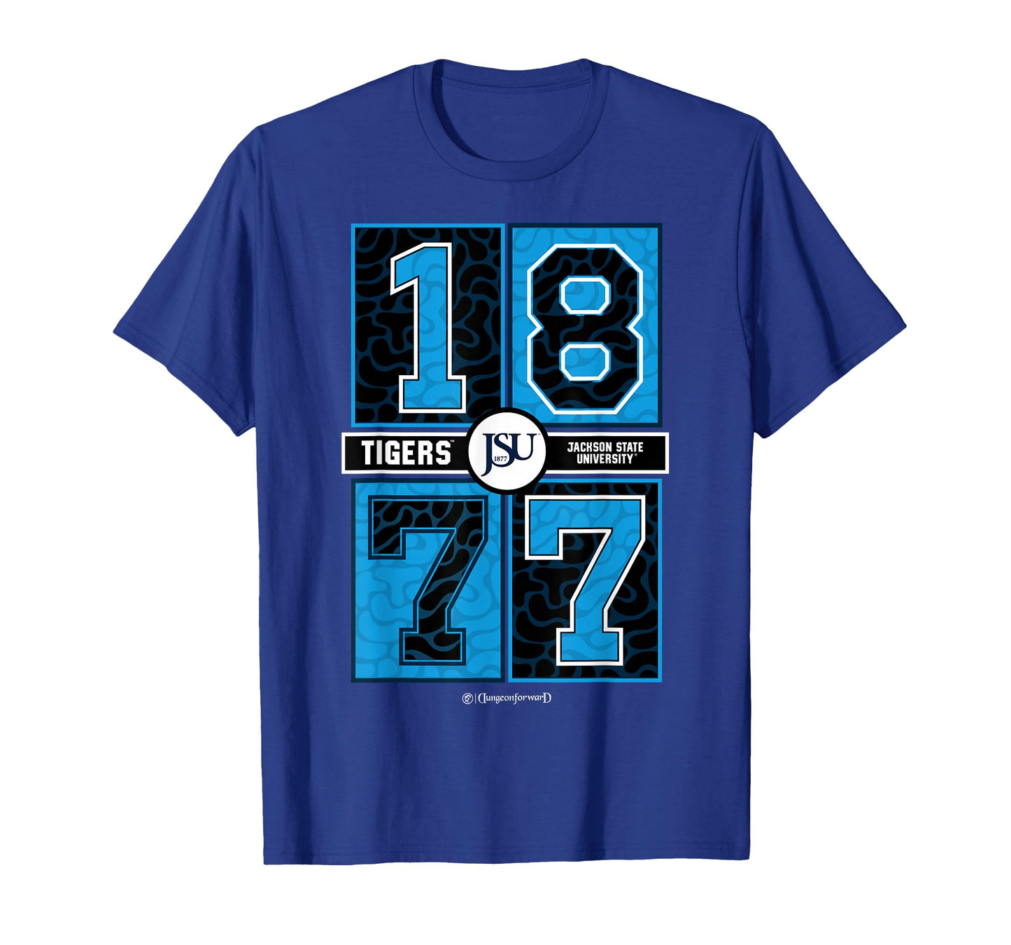 Jackson State University - JSU Tigers HBCU Concrete Date T-Shirt