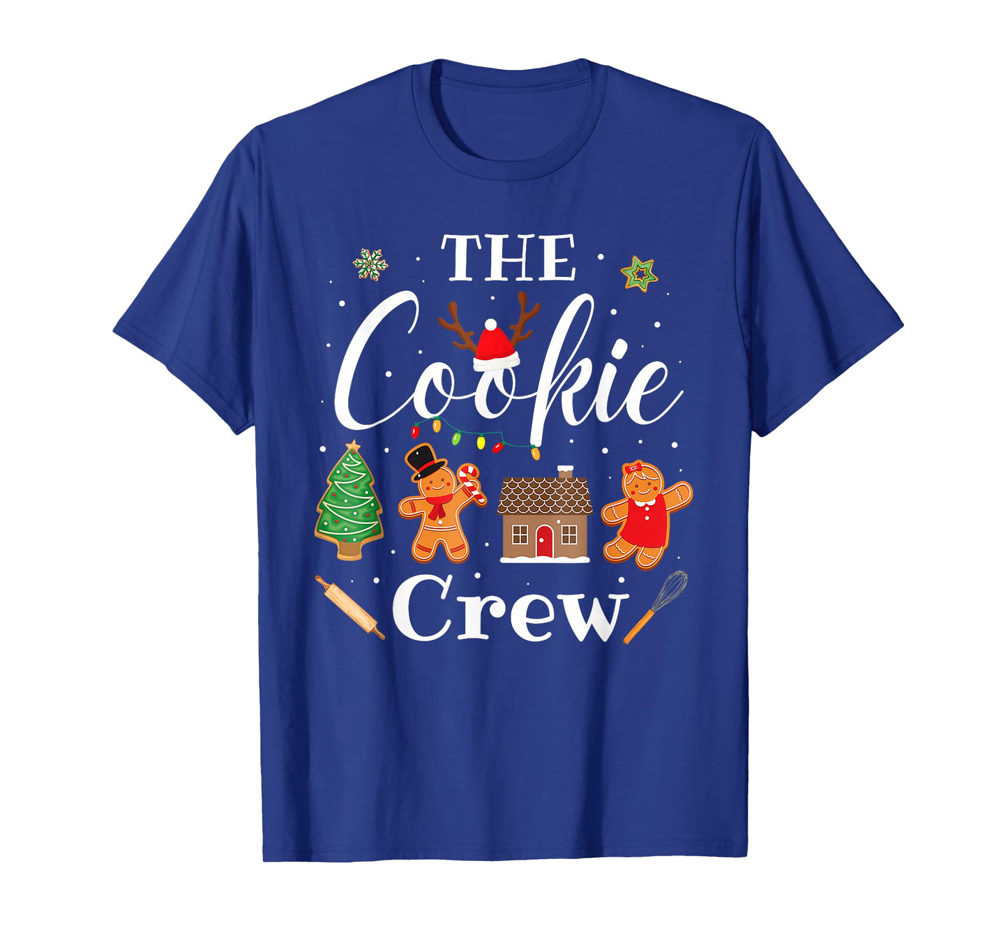 The Cookie Crew Christmas Baking Cookie Lover Kids Women T-Shirt