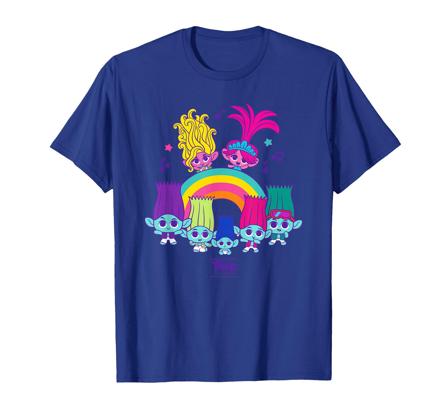 DreamWorks Trolls Band Together BroZone Poppy Viva Rainbow T-Shirt