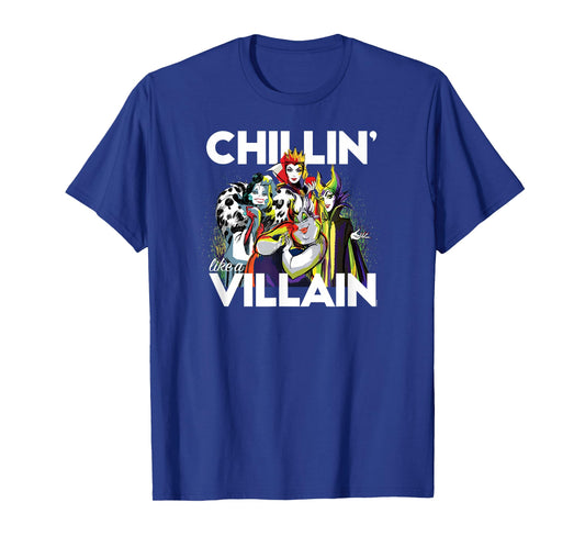 Disney Villains - Cruella Evil Queen Ursula Maleficent T-Shirt