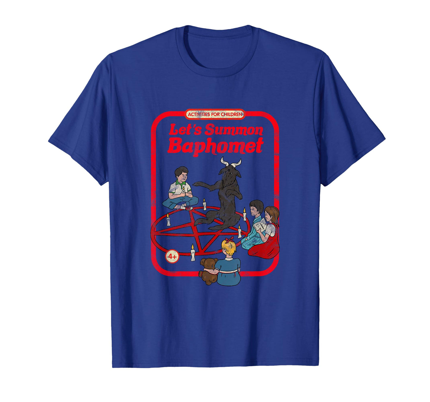 Let's Summon Baphomet Vintage Childgame Horror Goth Punk T-Shirt